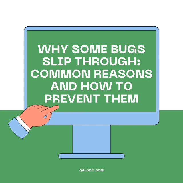 Why do bugs still sneak into production, even after testing? 🐞 Find out on QAlogy.com ✅
.
.
.

#qa #quality #qualityassurance #software #softwarequalityassurance #softwarequality #softwaretesting #softwaretester #testing #bug #softwarebug #qalogy #manualtesting #automationtesting #manualtester #automationtools #automationtester #webtesting #mobiletesting #apitesting #testingtools #interview #qainterview #softwareerror #howtofix #uitesting #apitesting #api #ui #testcases #blog
